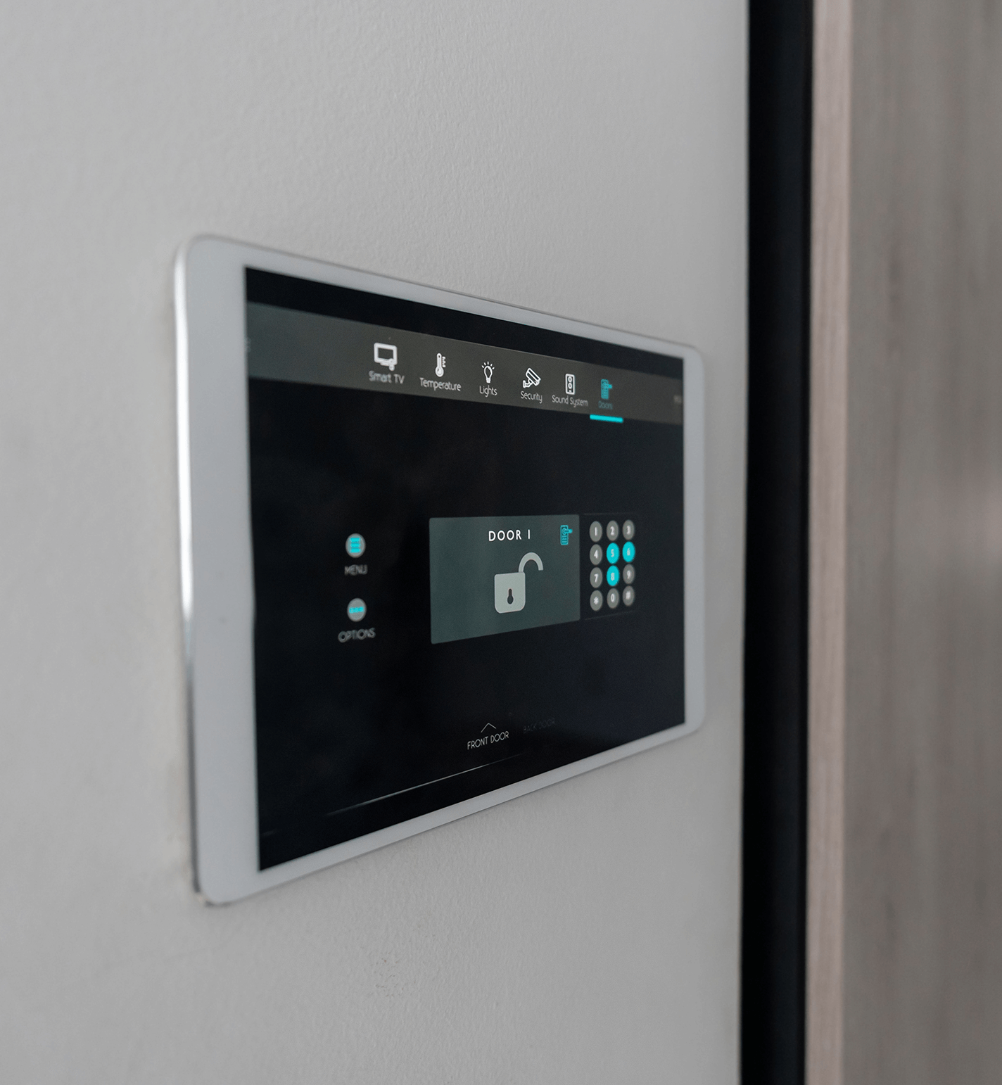 Secure access control panel